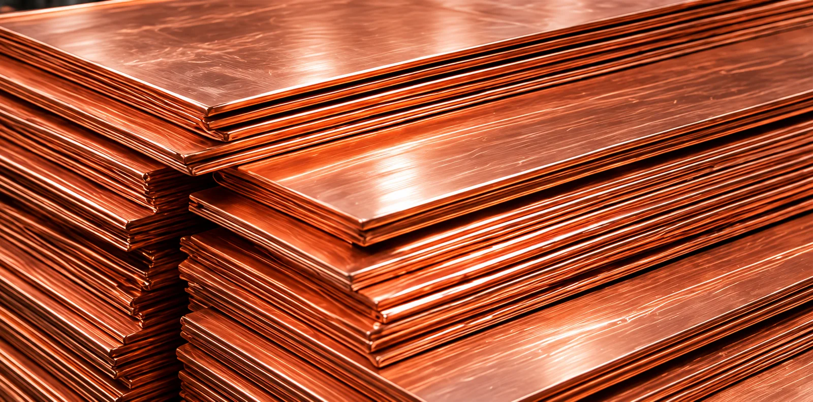 Clean processed copper prepared for industrial markets